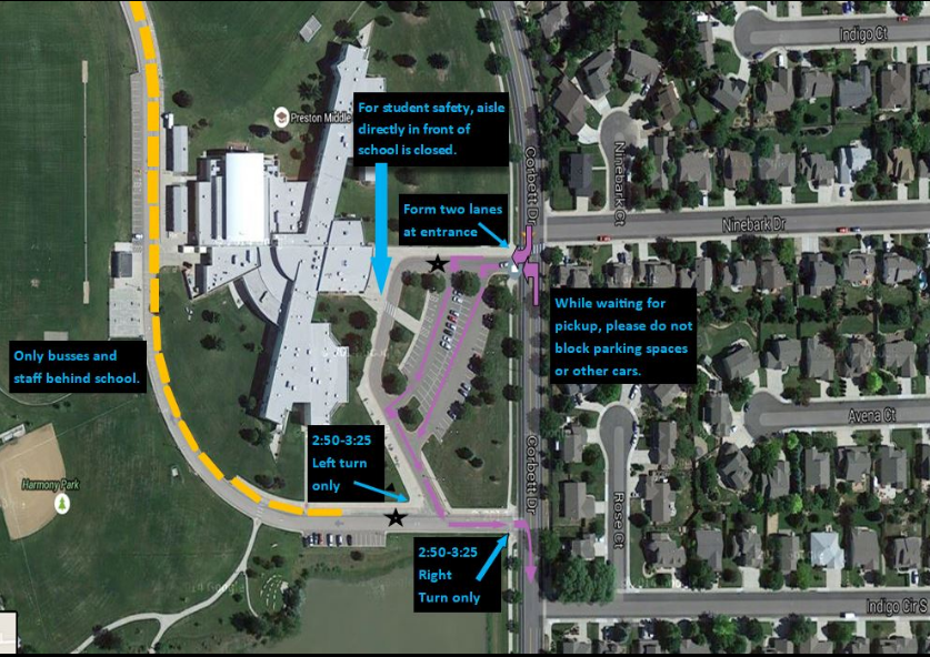 Bus and Traffic Information Preston Middle School